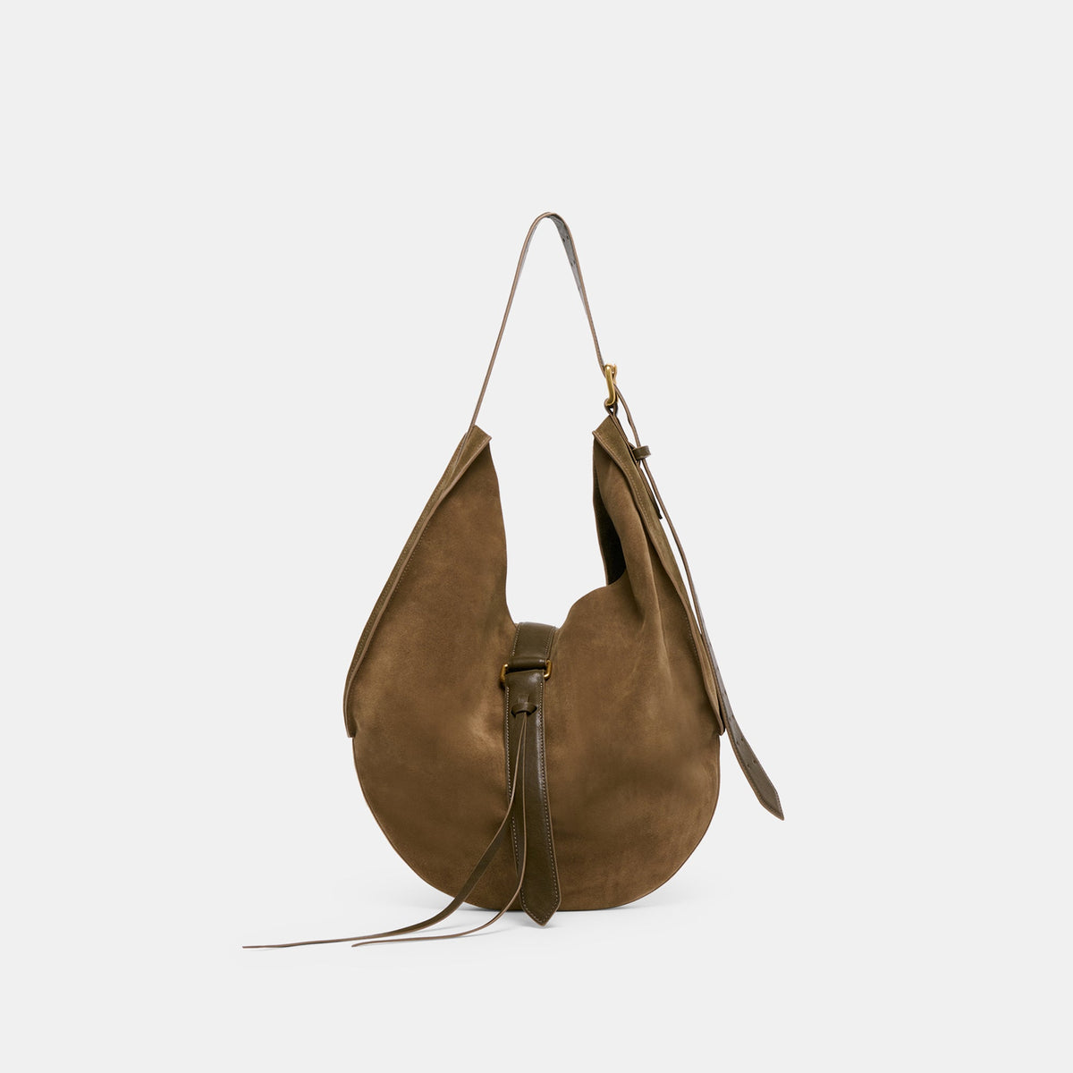 Oakley Olive Suede Tote | Dolce Vita