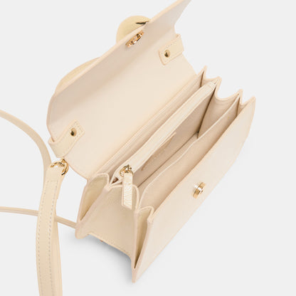 Lucia Creme Crackled Stella Crossbody | Dolce Vita