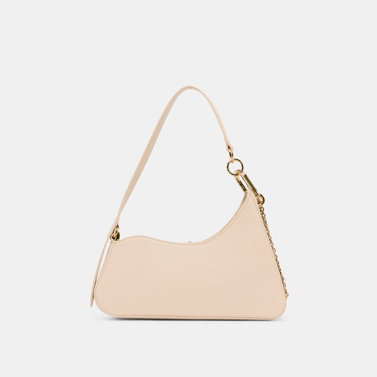 Prya Creme Leather Shoulder Bag | Dolce Vita