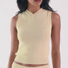 Prya Creme Leather Shoulder Bag | Dolce Vita