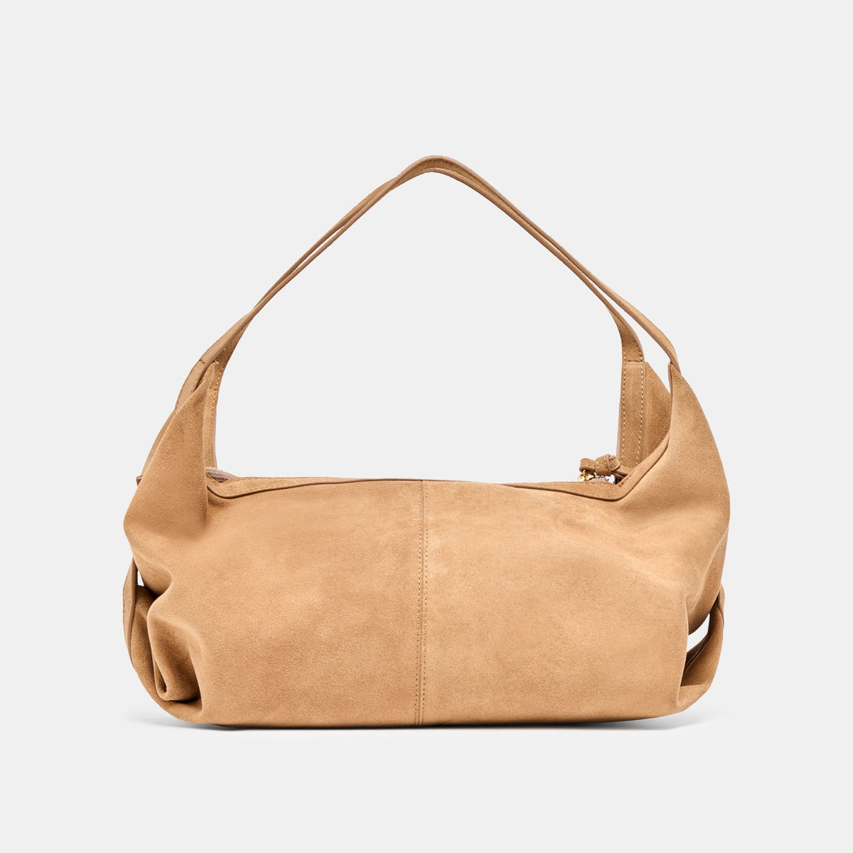 Billy Camel Suede Shoulder Bag | Dolce Vita
