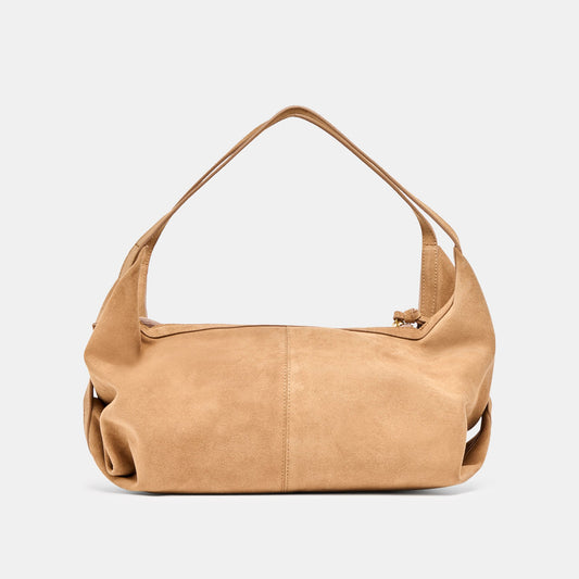 Billy Camel Suede Shoulder Bag | Dolce Vita