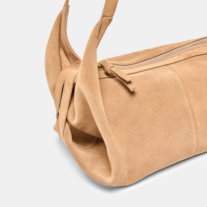 Billy Camel Suede Shoulder Bag | Dolce Vita