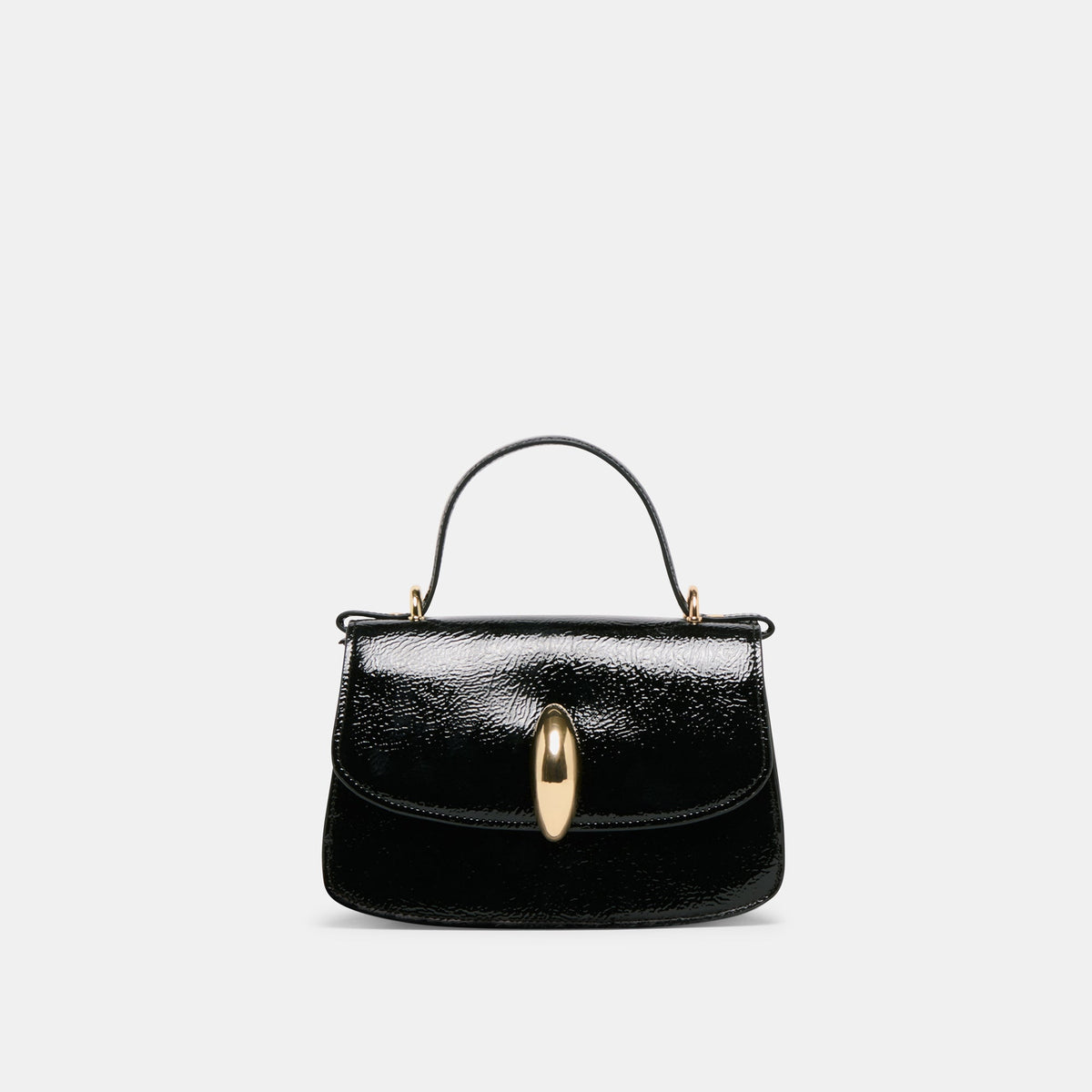 Lucia Black Crackled Stella Crossbody | Dolce Vita