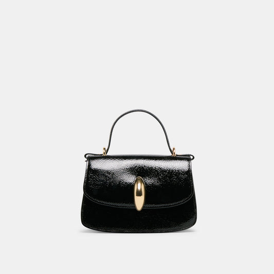 Lucia Black Crackled Stella Crossbody | Dolce Vita
