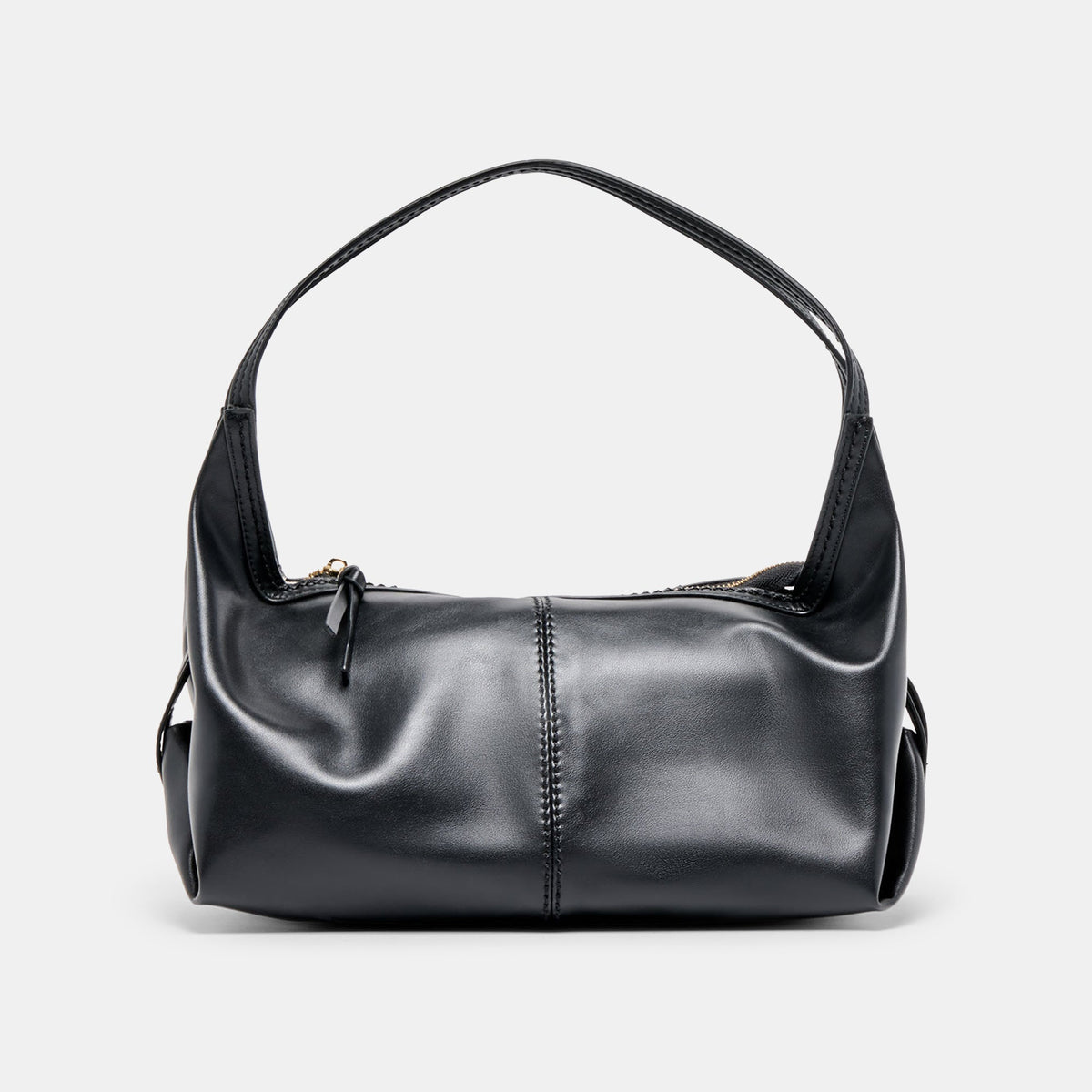 Billy Black Leather Shoulder Bag | Dolce Vita