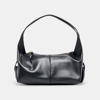 Billy Black Leather Shoulder Bag | Dolce Vita