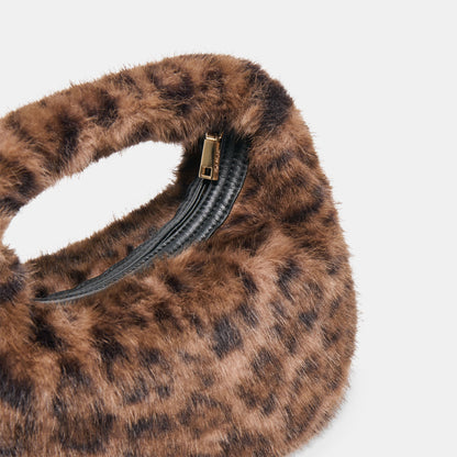 Frankie Leopard Plush Handbag | Dolce Vita