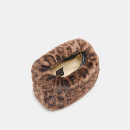 Frankie Leopard Plush Handbag | Dolce Vita
