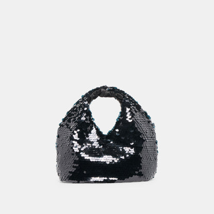 Dahlia Sequin Black Sequin Handbag | Dolce Vita