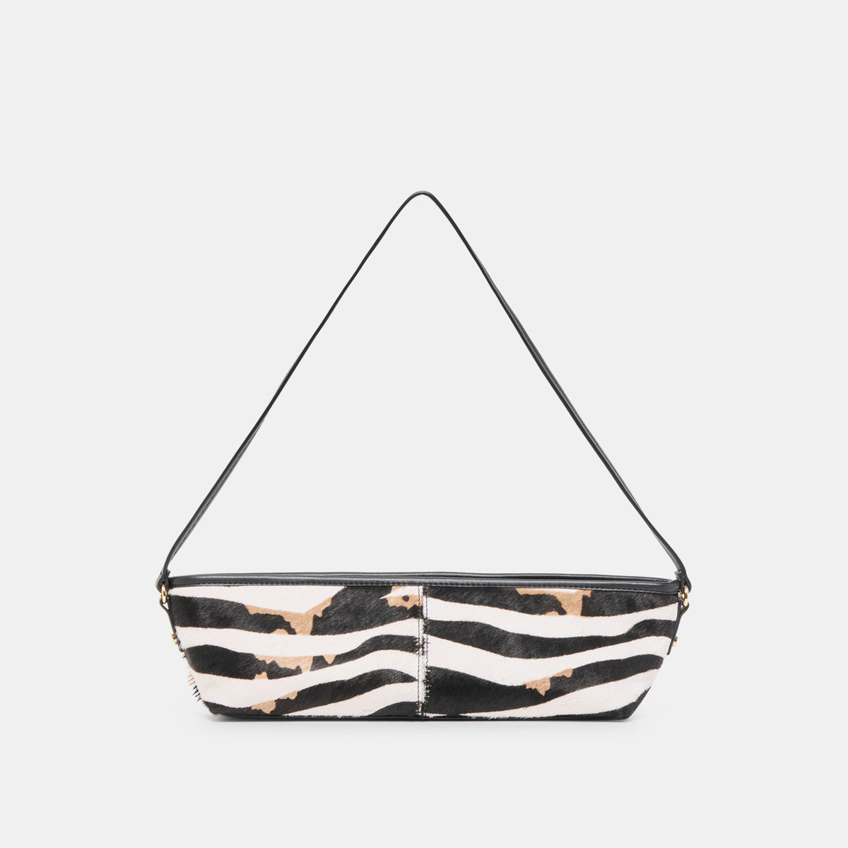 Savaii Zebra Calf Hair Shoulder Bag | Dolce Vita