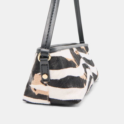 Savaii Zebra Calf Hair Shoulder Bag | Dolce Vita