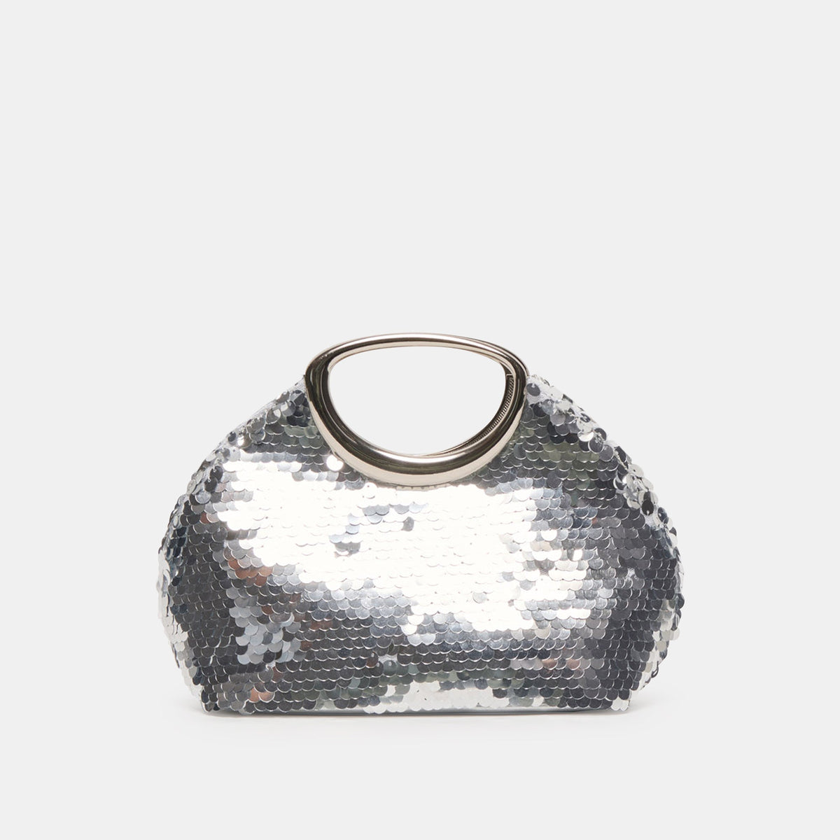 Alina Silver Sequin Handbag | Dolce Vita