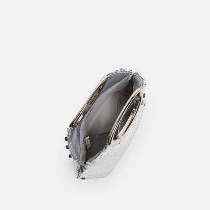 Alina Silver Sequin Handbag | Dolce Vita