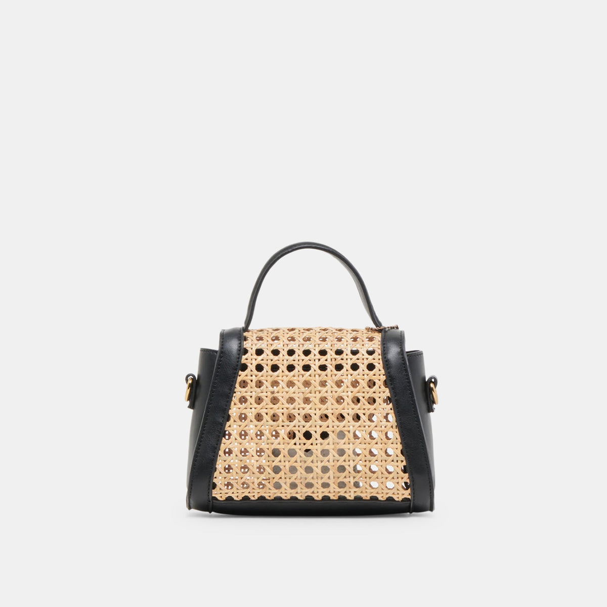 TROPEZ CROSSBODY BLACK NATURAL CANE | Dolce Vita