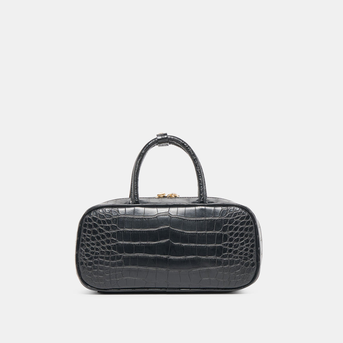 Flyn Black Croco Stella Handbag | Dolce Vita