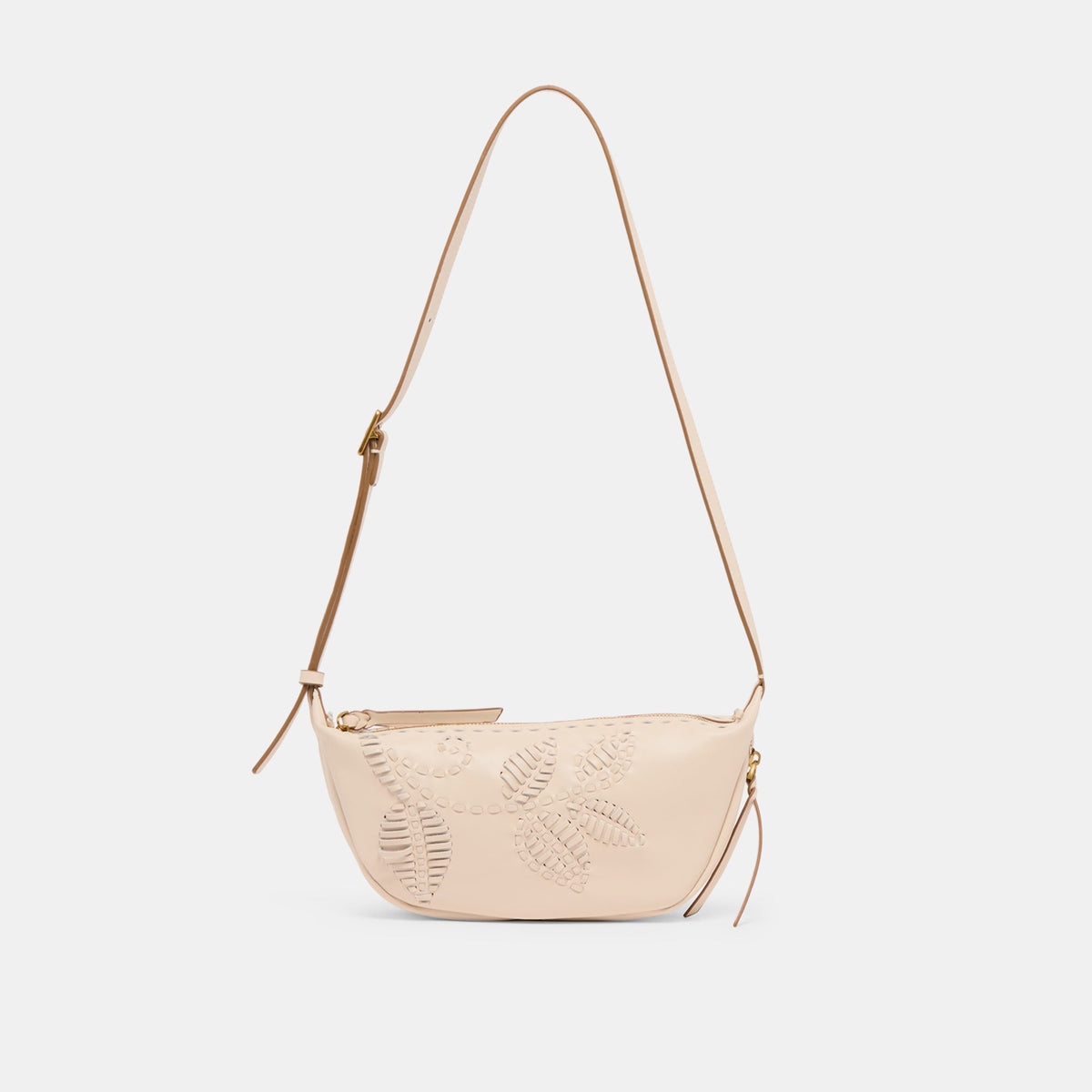 Lipari Creme Leather Crossbody | Dolce Vita