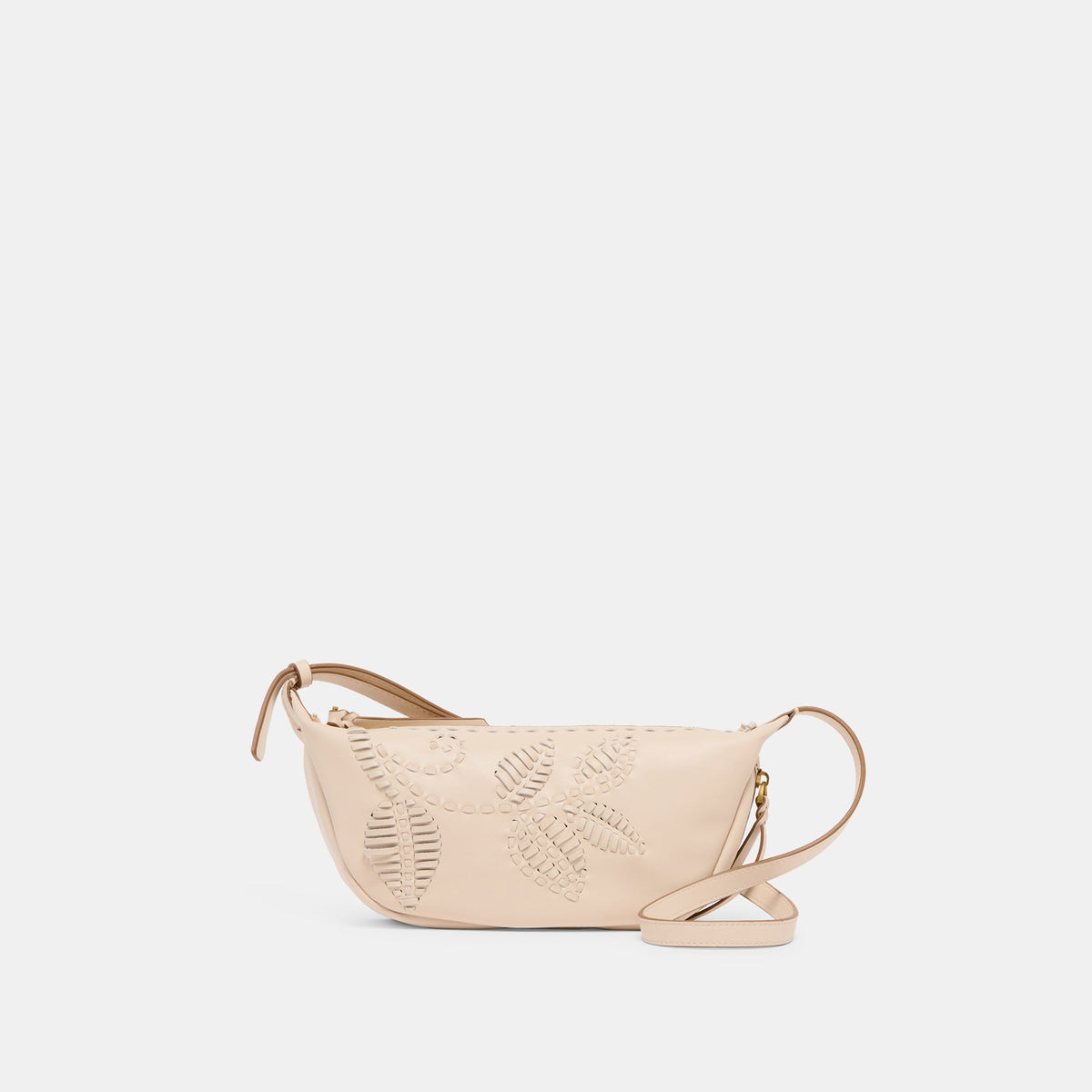 Lipari Creme Leather Crossbody | Dolce Vita
