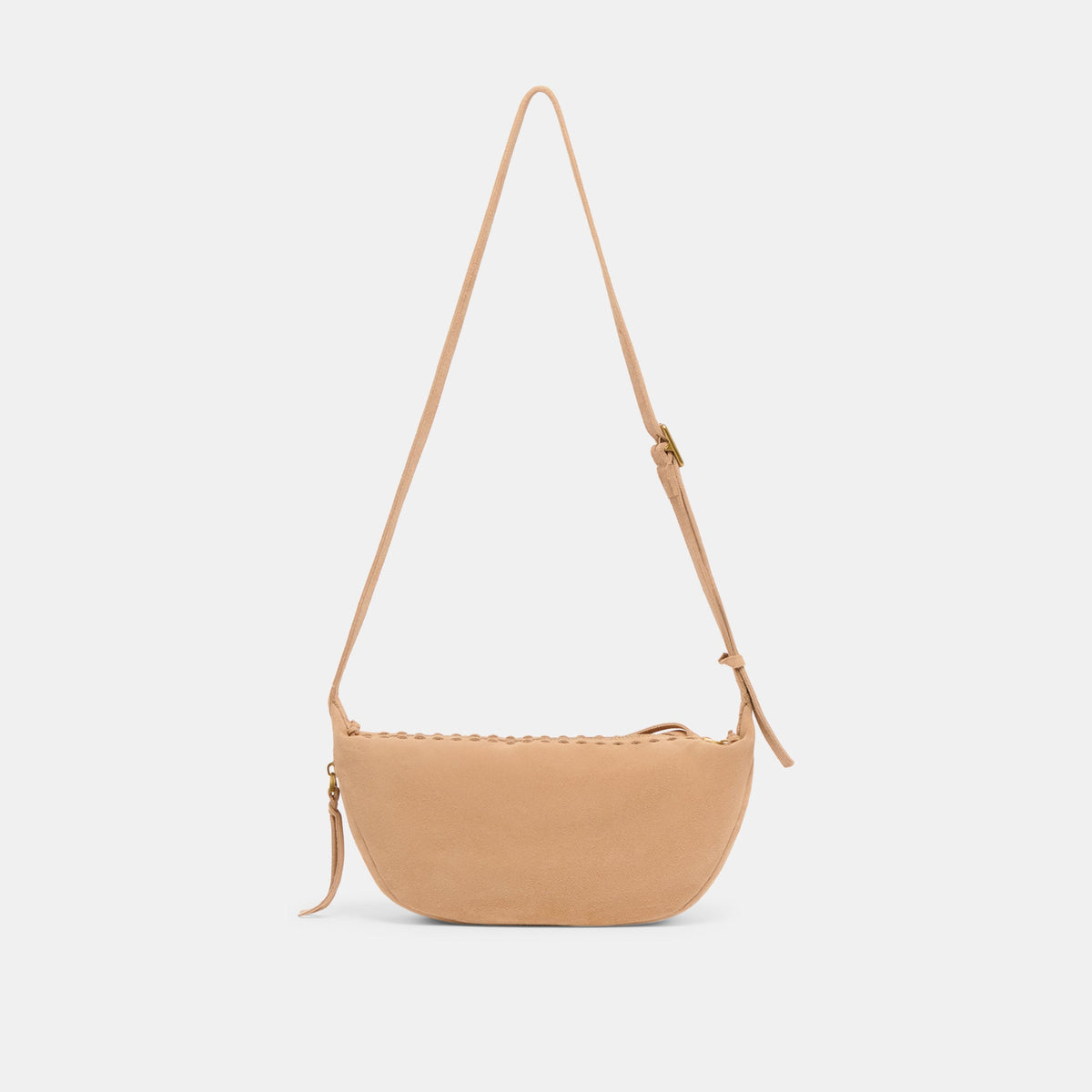 Lipari Beige Suede Crossbody | Dolce Vita