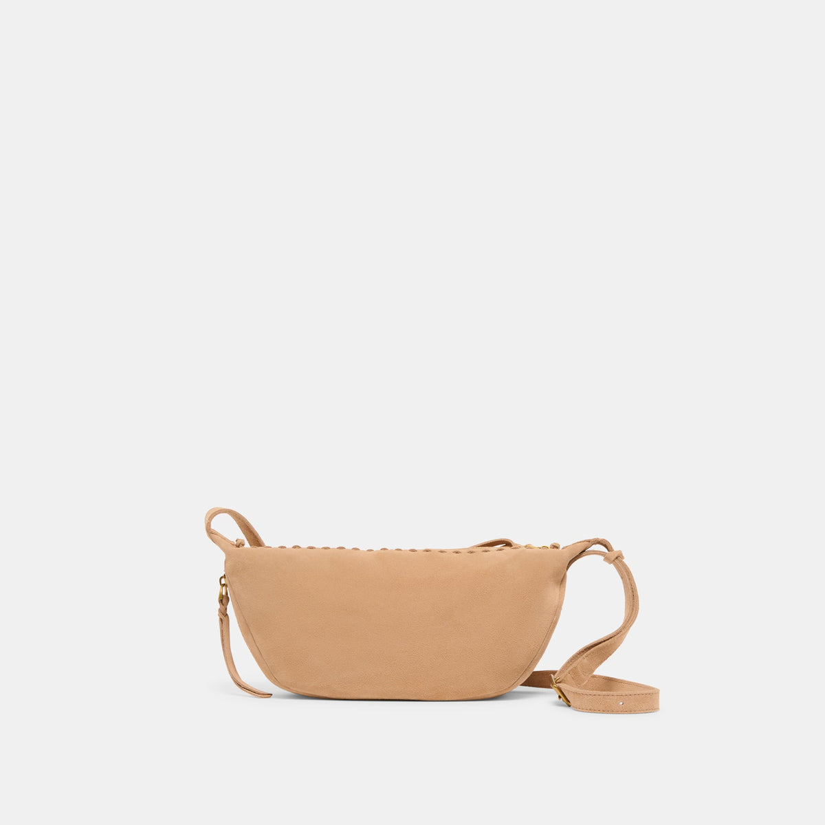 Lipari Beige Suede Crossbody | Dolce Vita