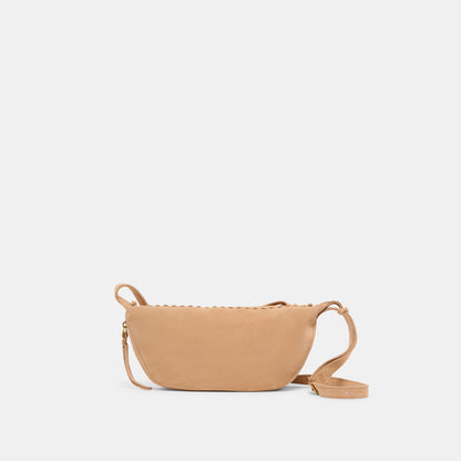 Lipari Beige Suede Crossbody | Dolce Vita