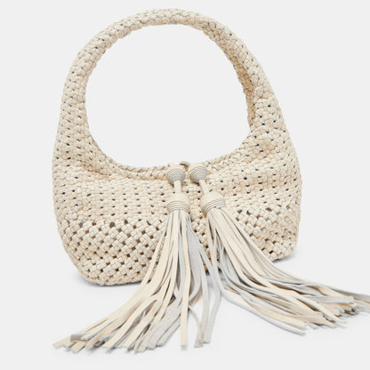 Zenia Bone Leather Handbag | Dolce Vita