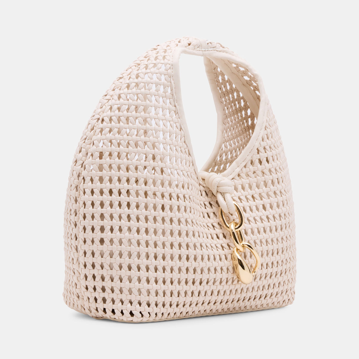 Dahlia Ivory Stella Woven Handbag | Dolce Vita