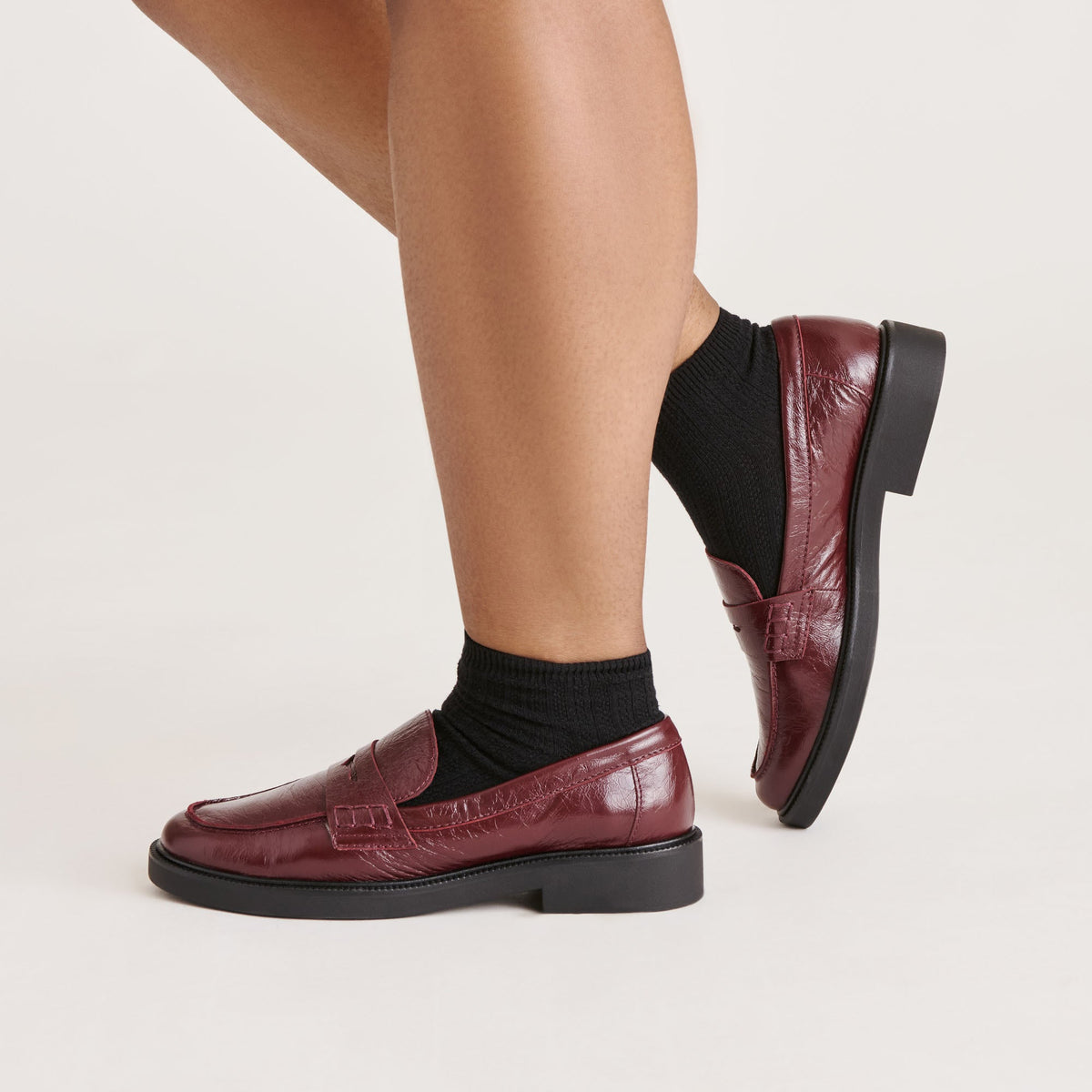 3 Pack Cable Anklet Black White Socks | Dolce Vita