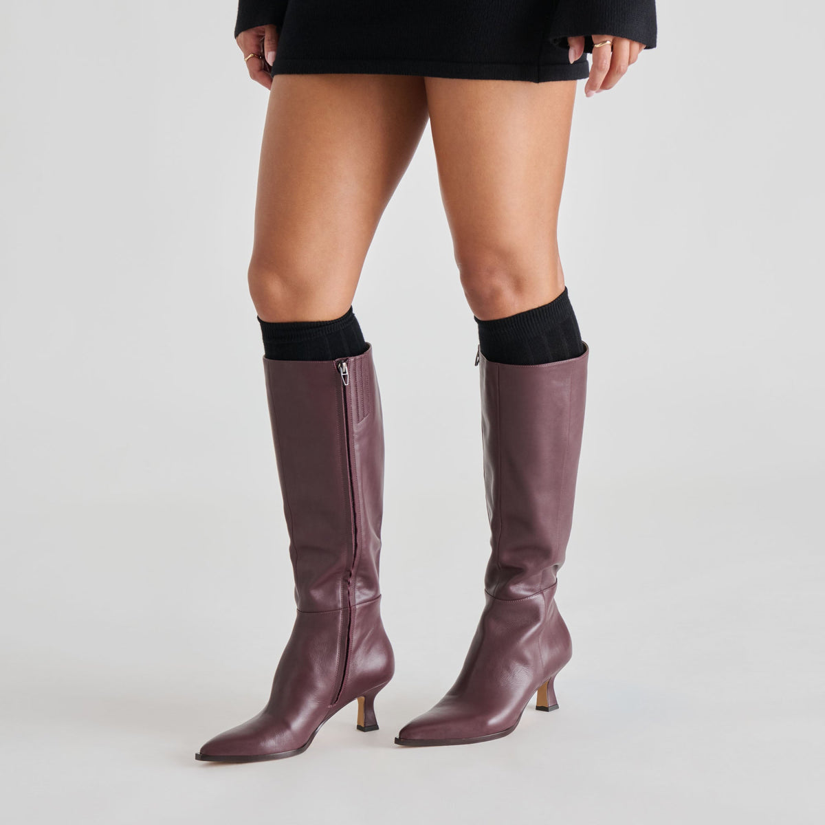 Knee High Black Socks | Dolce Vita