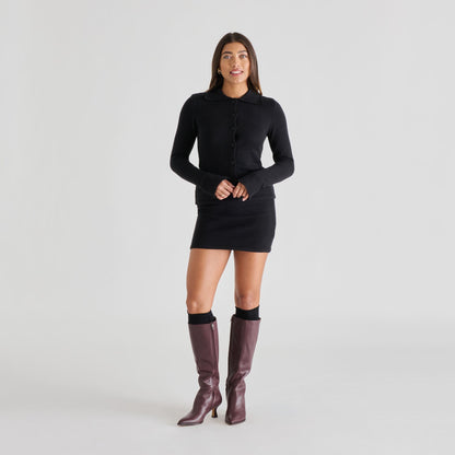 Knee High Black Socks | Dolce Vita