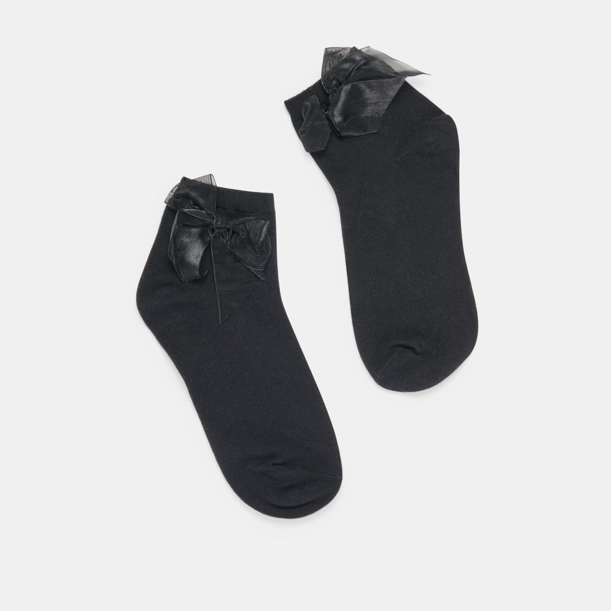 Bow Black Anklet Socks | Dolce Vita