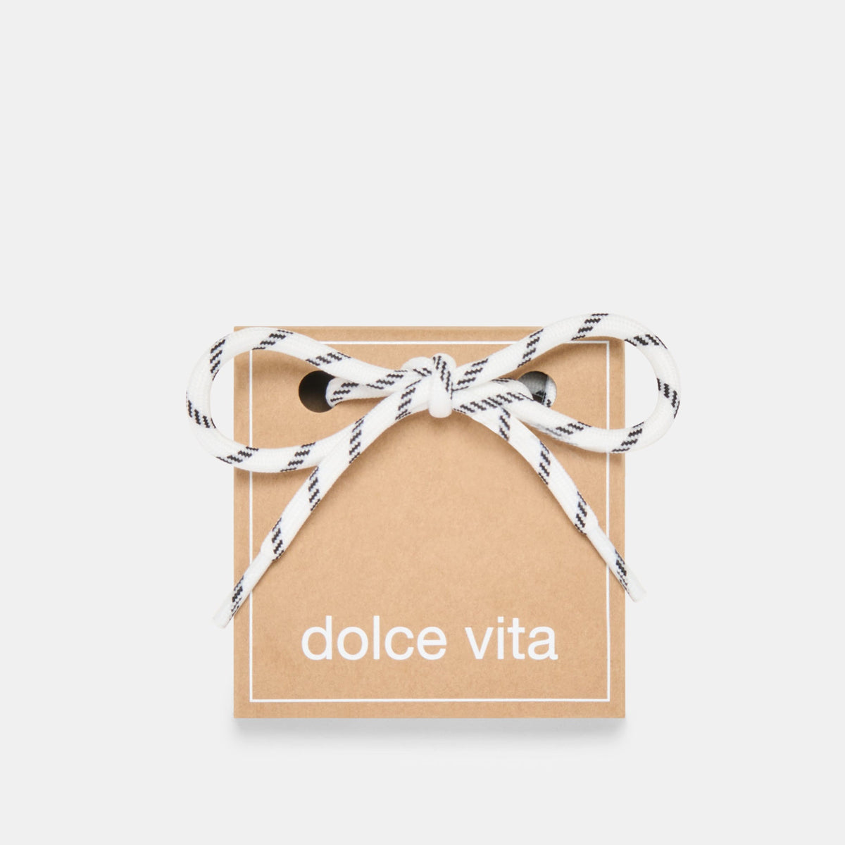 TICK MARK CORD LACE WHITE MULTI | Dolce Vita