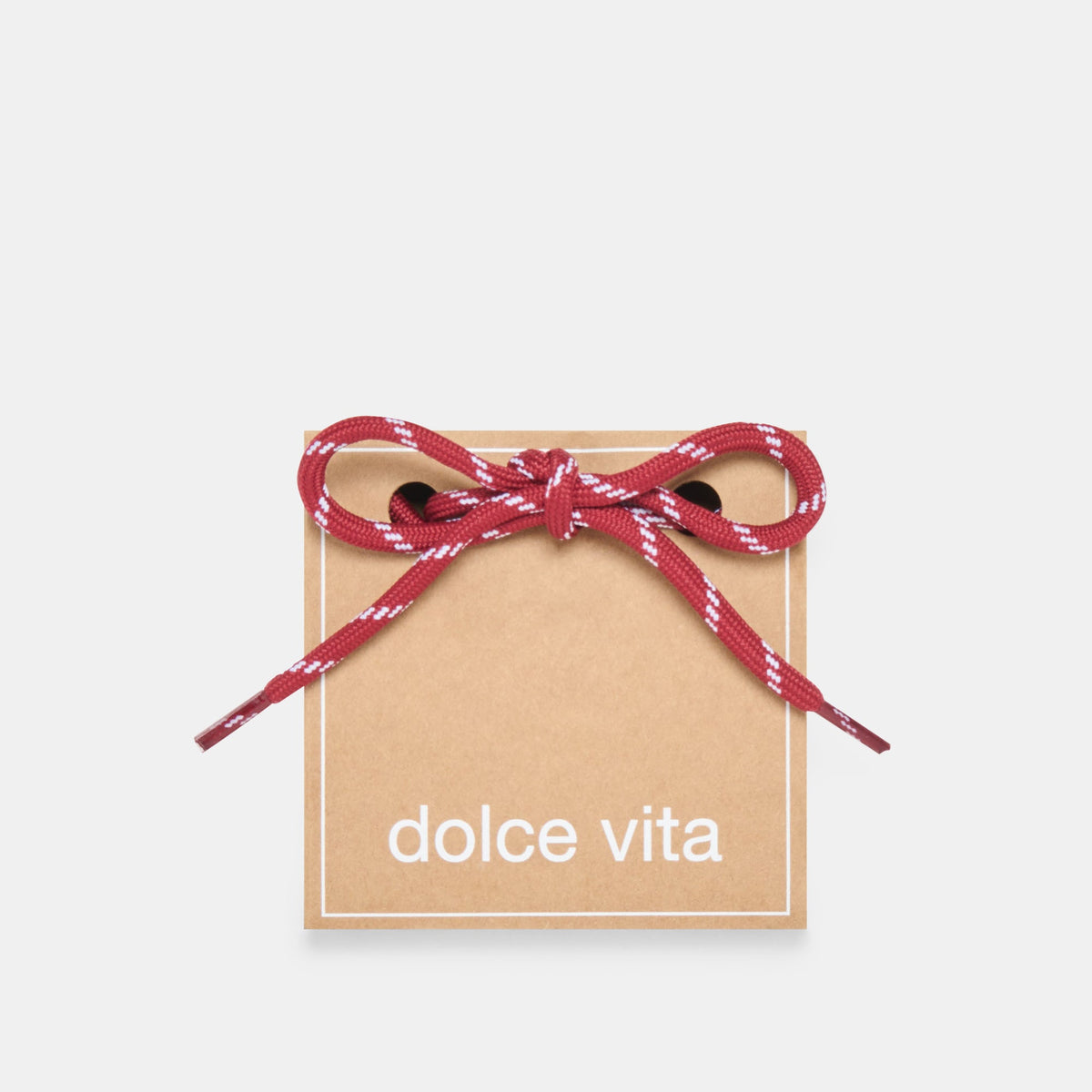 TICK MARK CORD LACE BURGUNDY MULTI | Dolce Vita