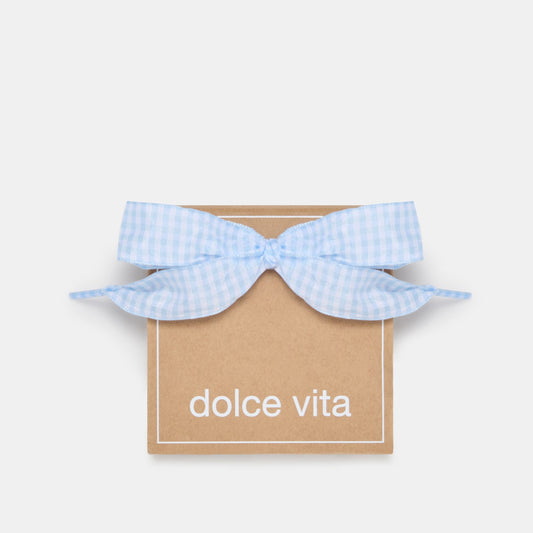 GINGHAM LACE BLUE MULTI | Dolce Vita