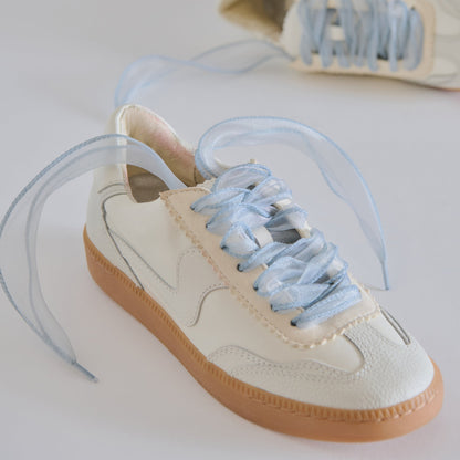 CURLY ORGANZA LACE LIGHT BLUE | Dolce Vita