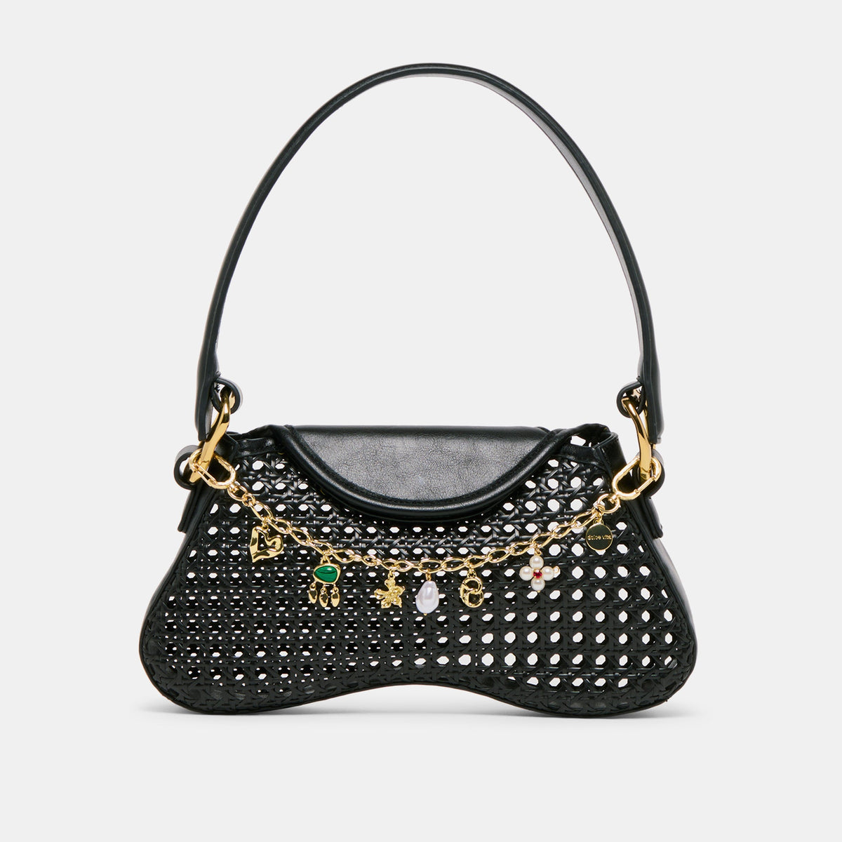 Pearl Gold Chain Bag Charm | Dolce Vita