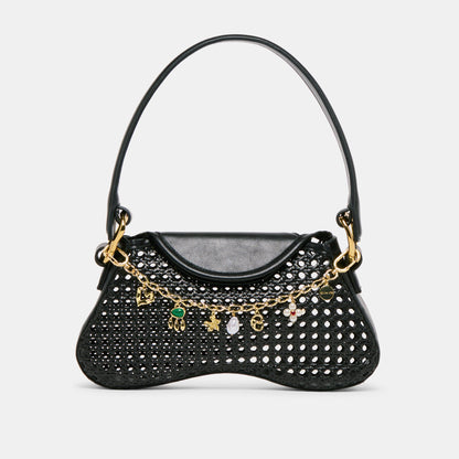 Pearl Gold Chain Bag Charm | Dolce Vita