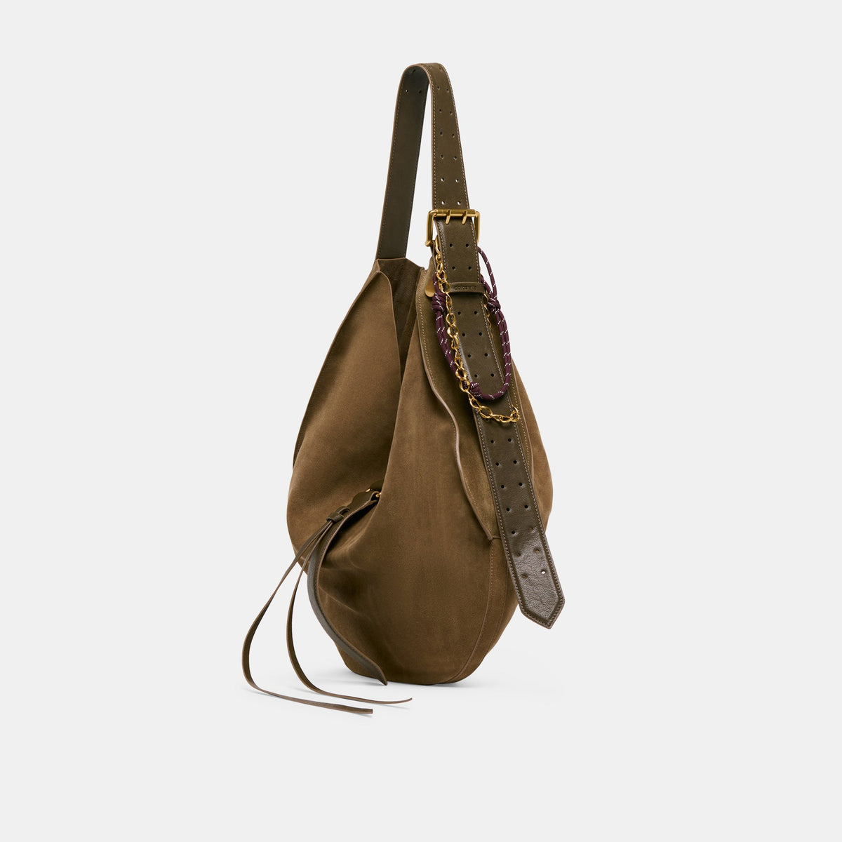 Rope + Chain Burgundy Multi Bag Charm | Dolce Vita