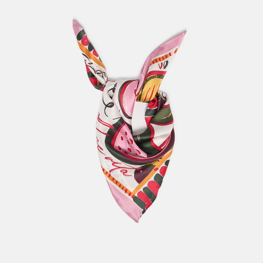 Fruit Pink Multi Scarf | Dolce Vita