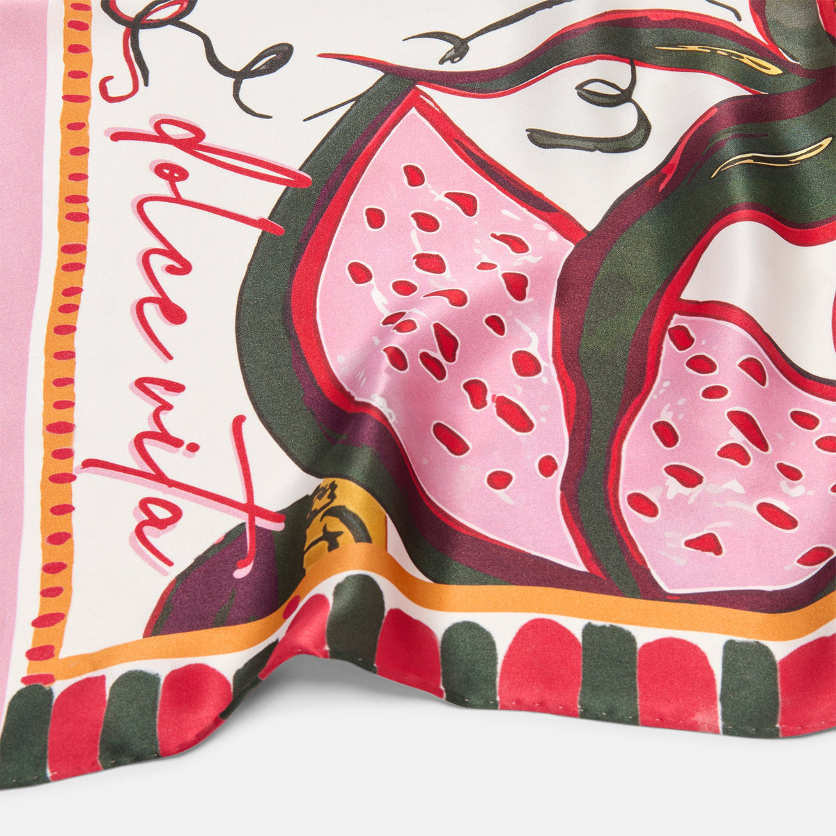 Fruit Pink Multi Scarf | Dolce Vita