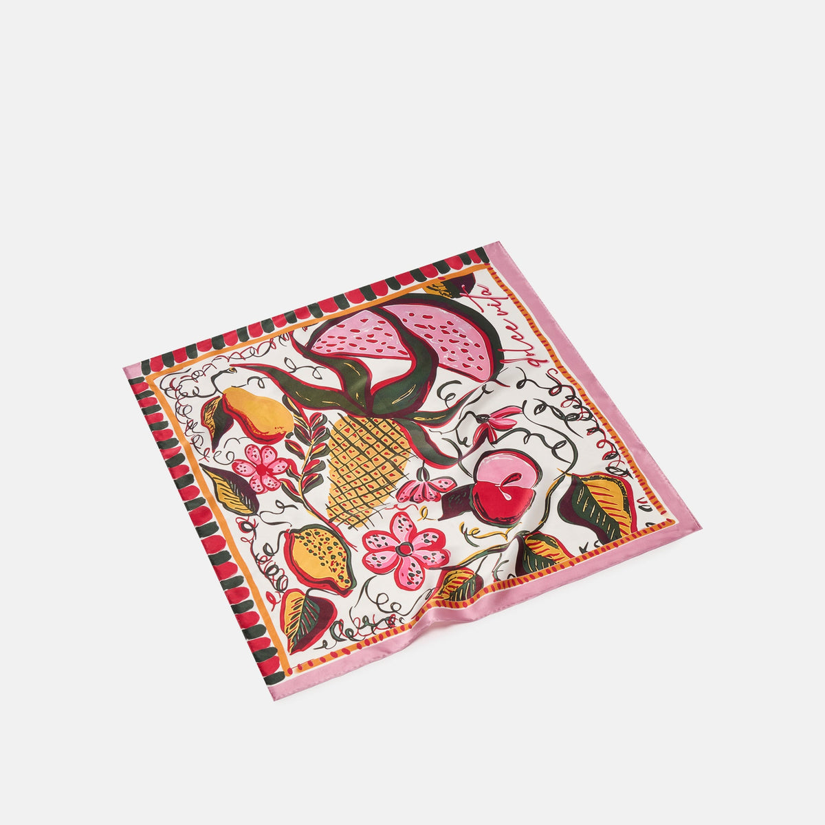 Fruit Pink Multi Scarf | Dolce Vita