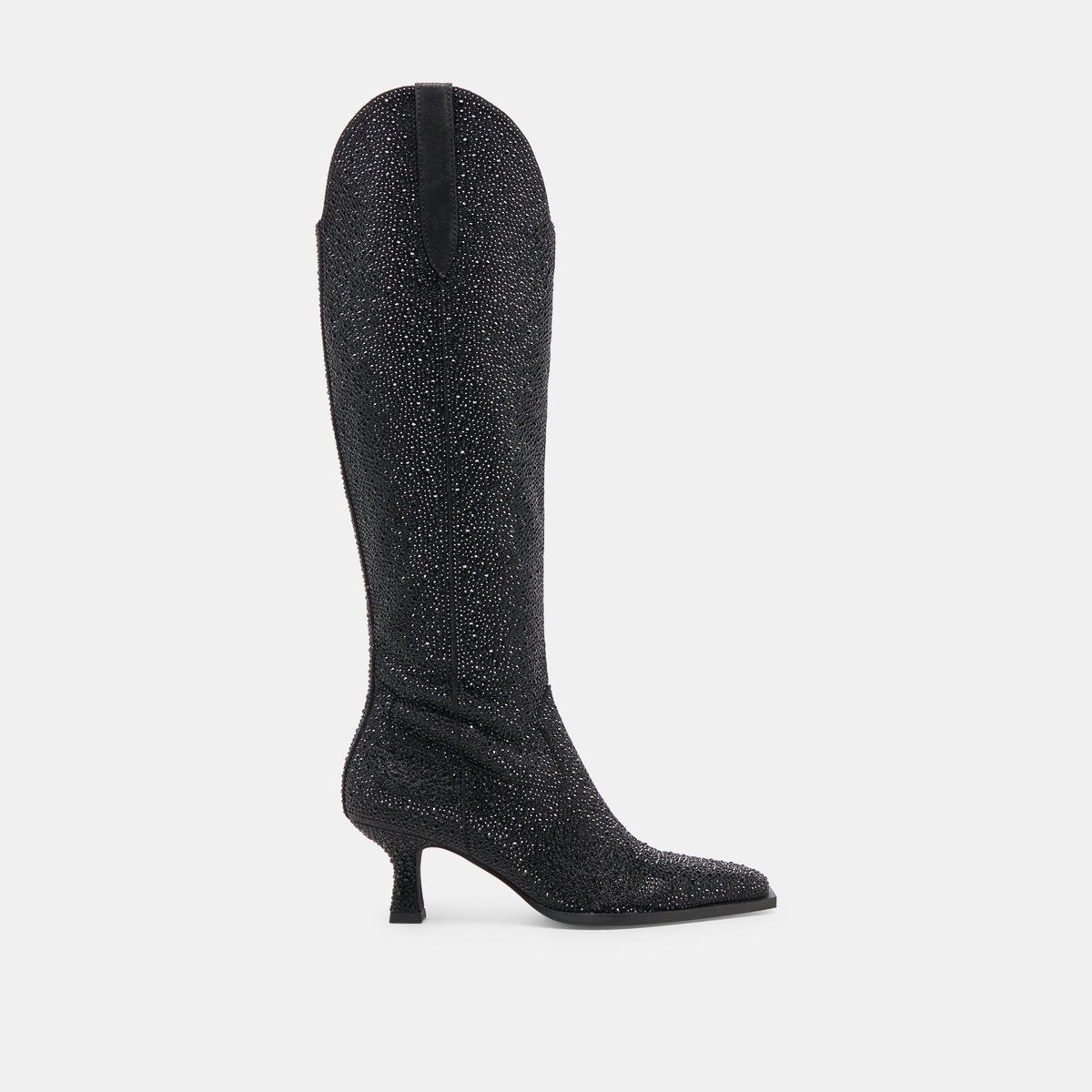ARIANA CRYSTAL BOOTS BLACK METALLIC CRYSTAL | Dolce Vita