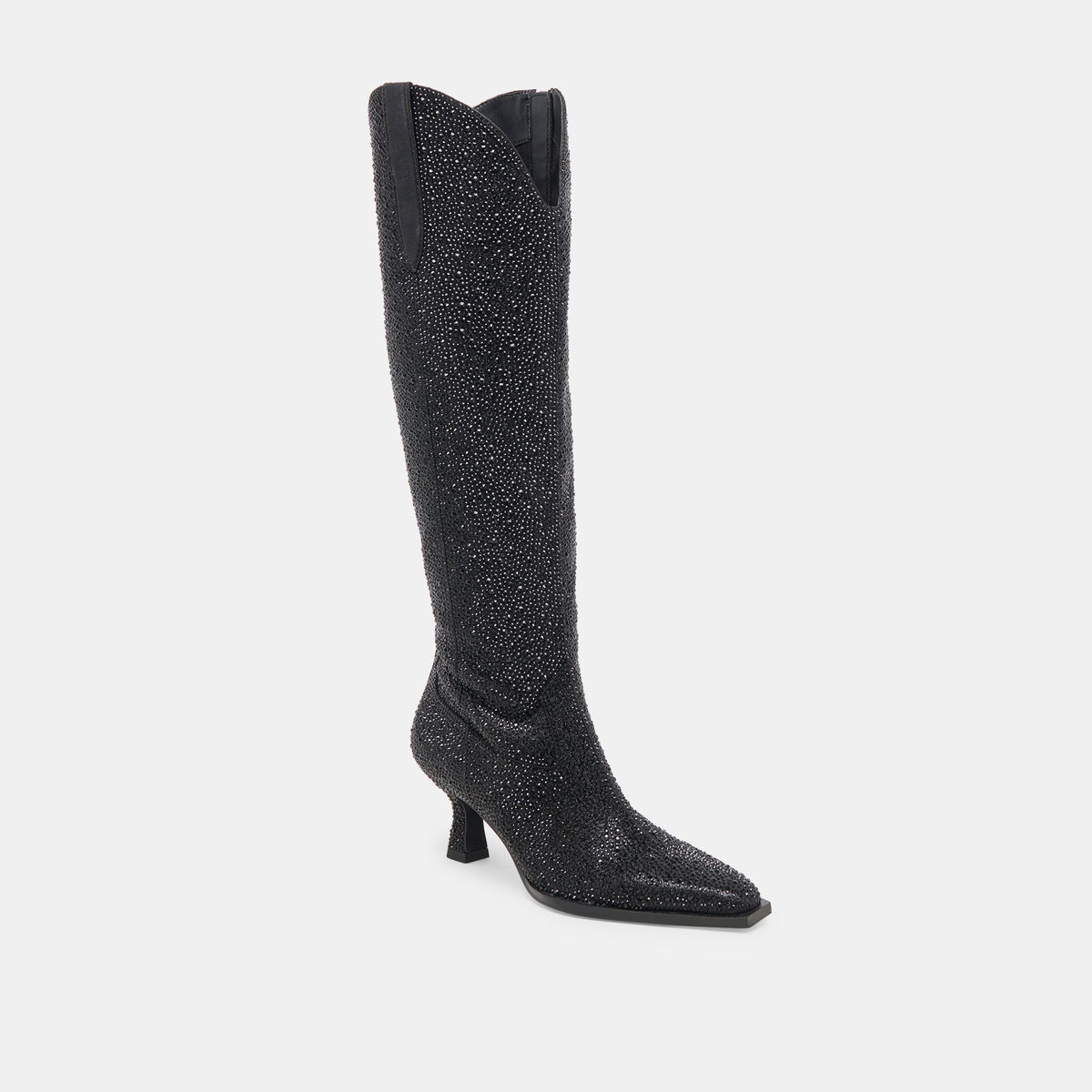 ARIANA CRYSTAL BOOTS BLACK METALLIC CRYSTAL | Dolce Vita