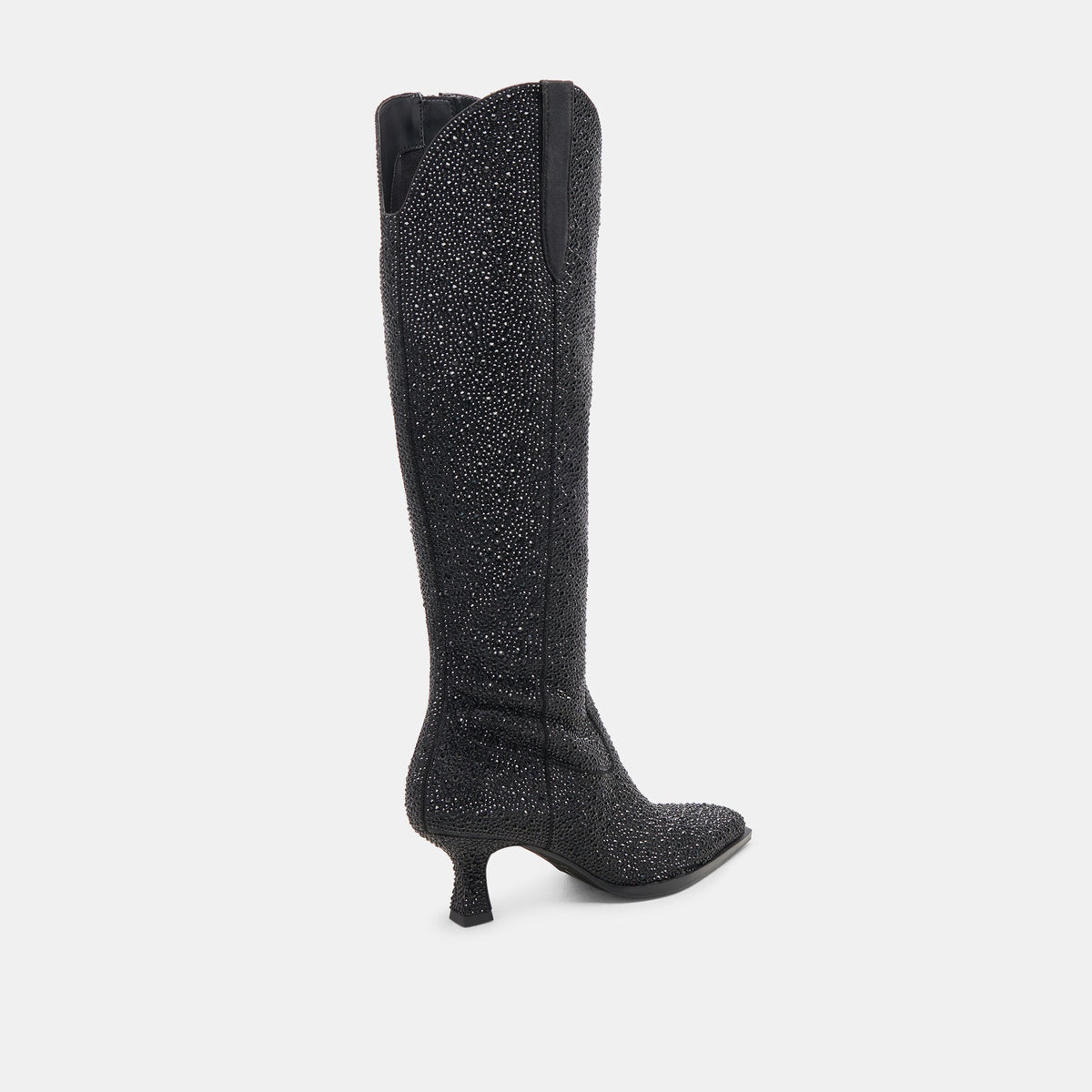 ARIANA CRYSTAL BOOTS BLACK METALLIC CRYSTAL | Dolce Vita