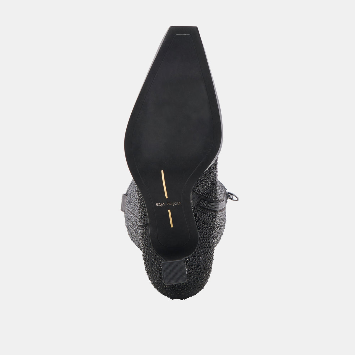 ARIANA CRYSTAL BOOTS BLACK METALLIC CRYSTAL | Dolce Vita