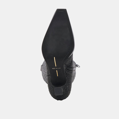 ARIANA CRYSTAL BOOTS BLACK METALLIC CRYSTAL | Dolce Vita