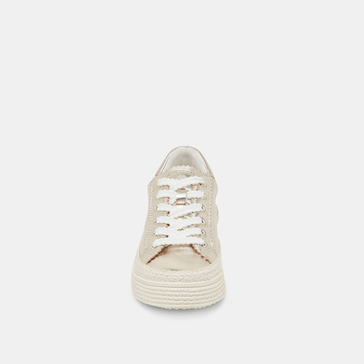 LENNIX SNEAKERS LIGHT GOLD METALLIC LEATHER | Dolce Vita