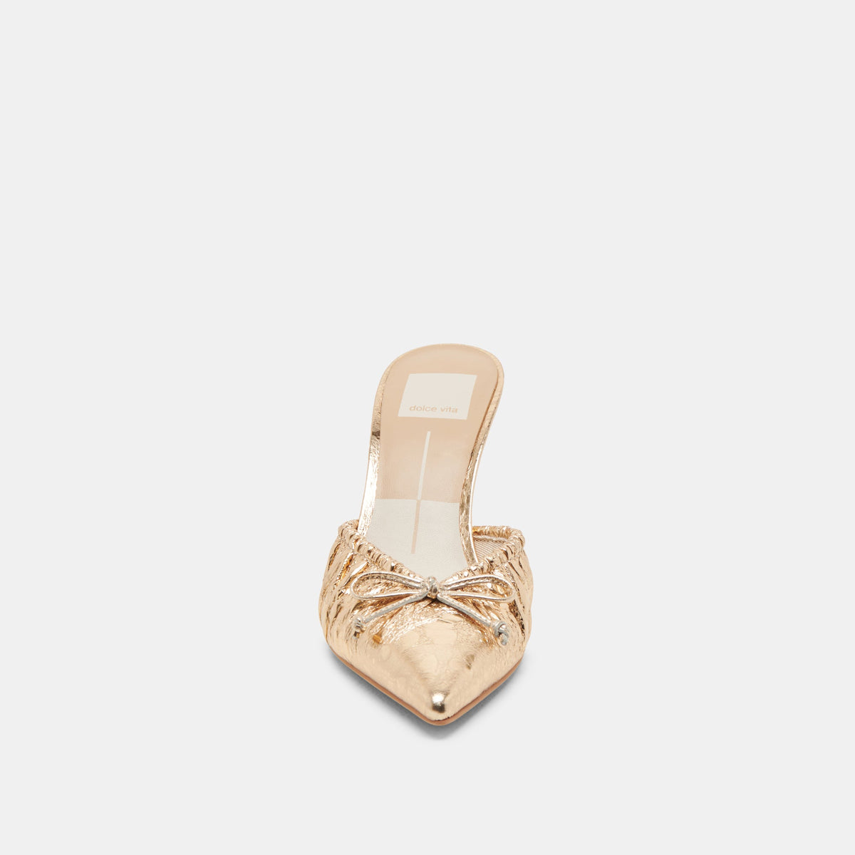 KAIRI HEELS GOLD DISTRESSED LEATHER | Dolce Vita