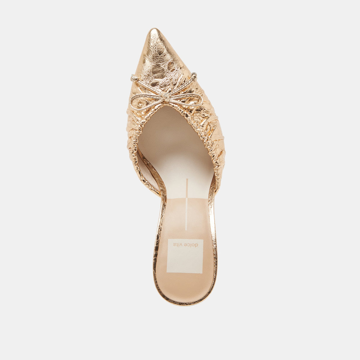 KAIRI HEELS GOLD DISTRESSED LEATHER | Dolce Vita
