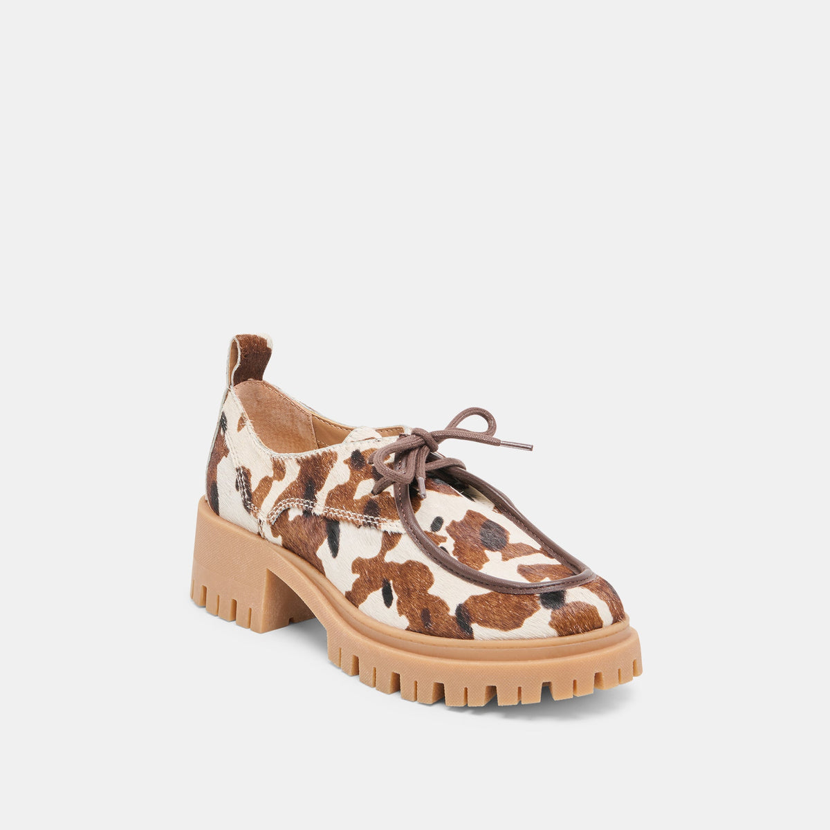 Milza Cocoa Calf Hair Loafers | Dolce Vita